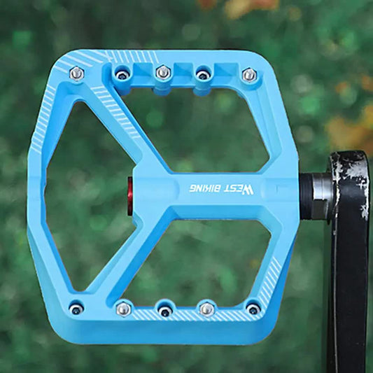1 pair of wide pedals with non-slip surface and repair function, blue V1188-TAL-05685-2