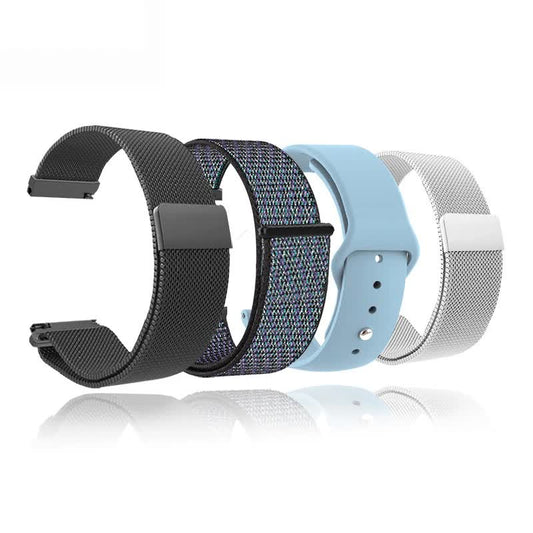 Pink Silicone 22mm Watchband Compatible with Garmin Venu 2S Vivoactive 3 4S 4 Forerunner 245 645 Galaxy Watch V1188-TAL-06139-9