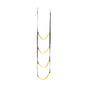 Boat Rope Ladder 4 Step Foldable Extension Compatible with Sailboat Kayak Swim Ladder Perfet V1188-TAL-06761