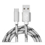 USB Type C Fast Charging Cable 2m Gray Compatible with Samsung S21 S22 S23 V1188-TAL-08018