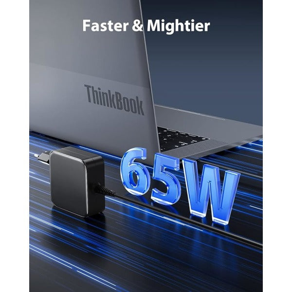 65W USB C Laptop Charger (1.8m) for Lenovo Thinkpad ASUS Zenbook V1188-TAL-08095