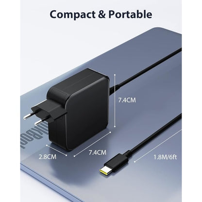 65W USB C Laptop Charger (1.8m) for Lenovo Thinkpad ASUS Zenbook V1188-TAL-08095