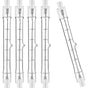 R7S Halogen Bulb 5 Pack 118mm 200W 230V Dimmable for Construction Floodlights Landscape and Living Room V1188-TAL-912M-0535