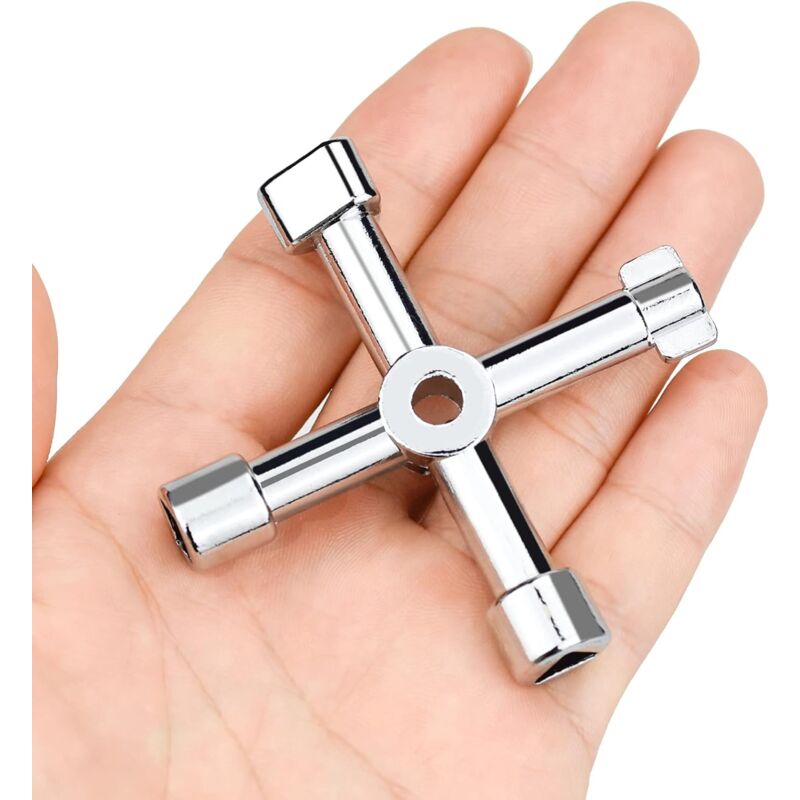 Universal Electrical Cabinet Wrench 4-in-1 for Elevators and Valves Multifunctional Tool V1188-TAL-912M-0694