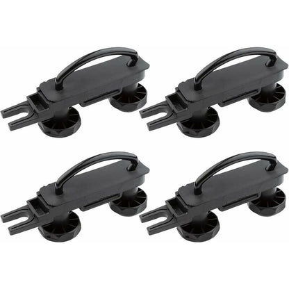 Universal Roof Box Brackets 4 pcs U-Shaped Mounting Brackets Inner Width with 8 Lock Nuts V1188-TAL-912M-3560