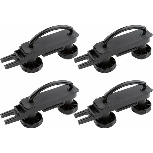 Universal Roof Box Brackets 4 pcs U-Shaped Mounting Brackets Inner Width with 8 Lock Nuts V1188-TAL-912M-3560