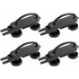 Universal Roof Box Brackets 4 pcs U-Shaped Mounting Brackets Inner Width with 8 Lock Nuts V1188-TAL-912M-3560