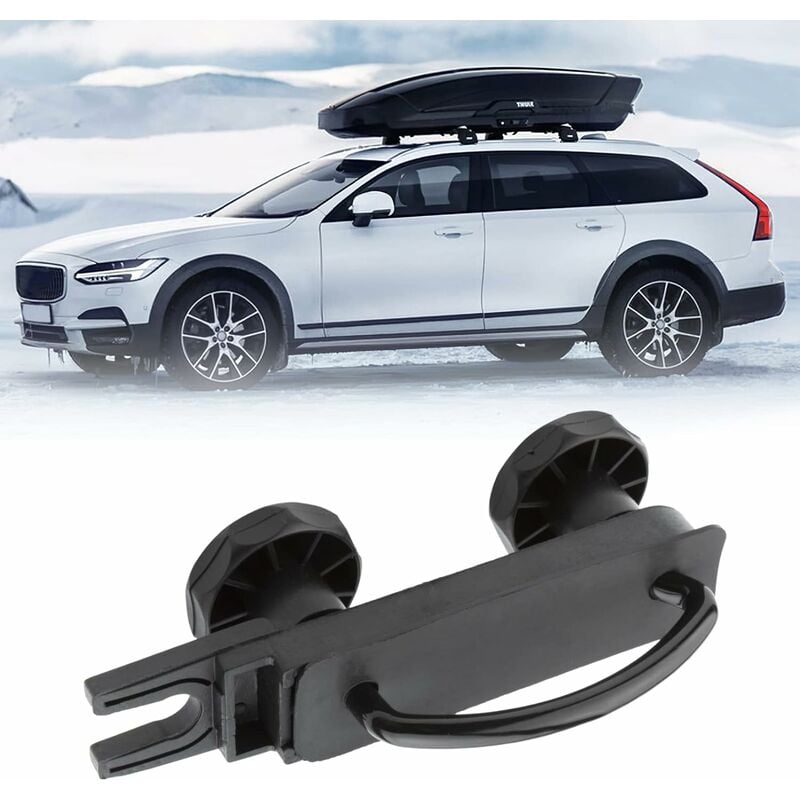 Universal Roof Box Brackets 4 pcs U-Shaped Mounting Brackets Inner Width with 8 Lock Nuts V1188-TAL-912M-3560