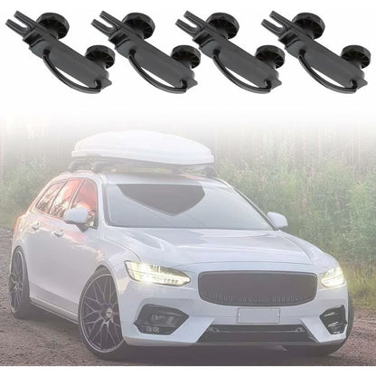Universal Roof Box Brackets 4 pcs U-Shaped Mounting Brackets Inner Width with 8 Lock Nuts V1188-TAL-912M-3560