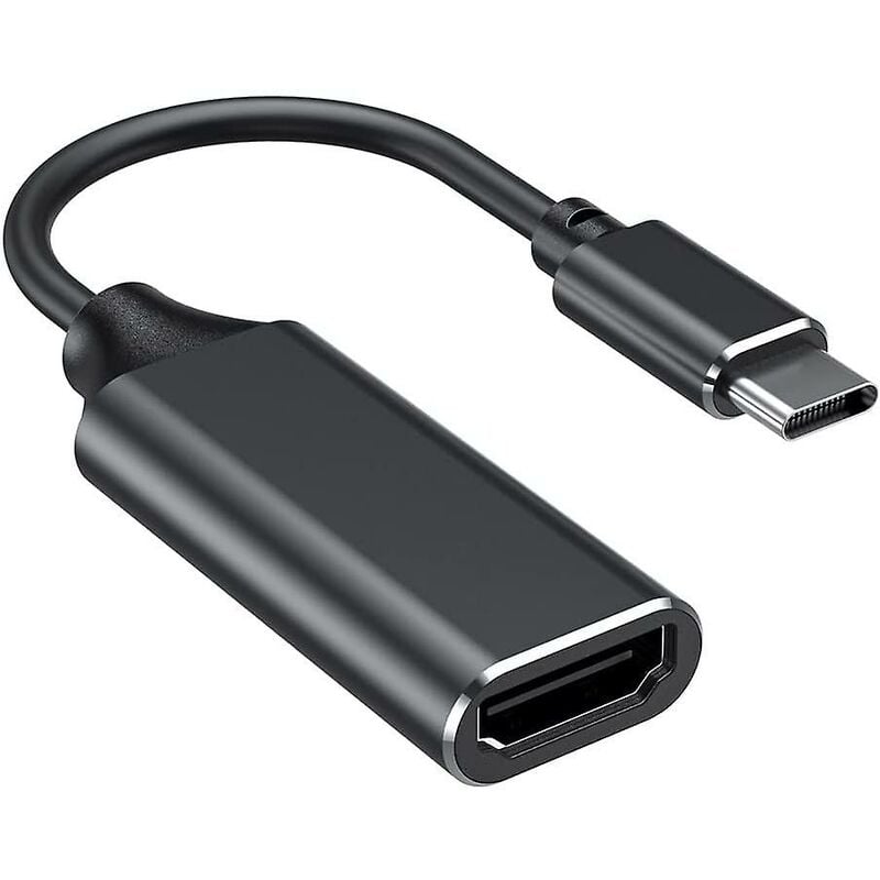 4K HDMI to USB C Adapter with Audio Video Output MacBook iPad Pro Samsung Huawei Compatible with Mate 20 Black V1188-TAL-912M-3582