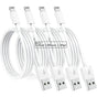 Compatible with Apple MFi Certified Lightning Charging Cable 4-Pack 1.8m iPhone 12 11 X XR XS 8 7 V1188-TAL-A41-00593