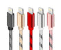 5-pack 2m Braided Lightning Cables, Compatible with iPhone 11 13 14, Charging and Data Cable V1188-TAL-AA-00276