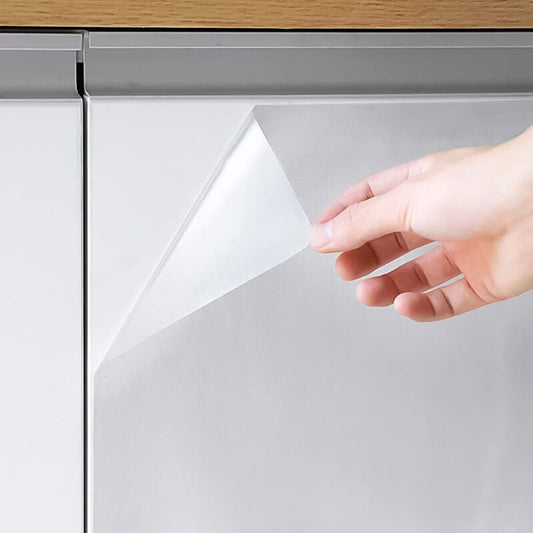 Oil-Resistant Waterproof Vinyl Roll, 45x500cm, Transparent Self-Adhesive Film for Kitchen Wall and Furniture V1188-TAL-MN1022-0462