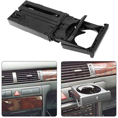 Compatible with Audi A6 C5 1998-2005 A4 1998-2002 Retractable Folding Cup Holder 4B0862534D V1188-TAL-MN113-0057