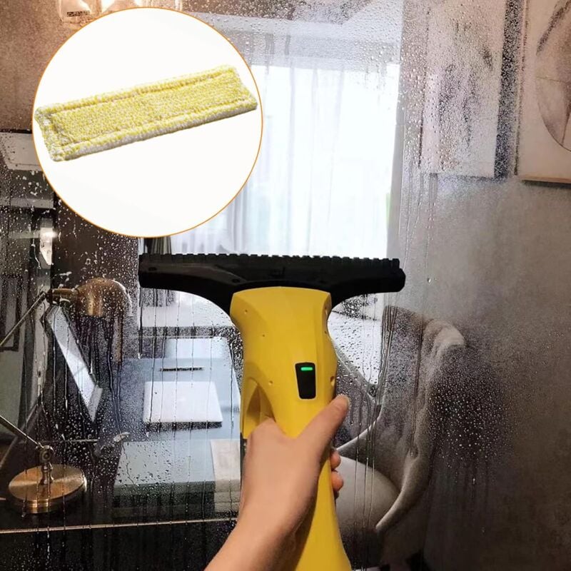 Karcher WV2 WV5 Premium Plus Window Cleaner Replacement Microfiber Pads 3 Pack V1188-TAL-SN-02198