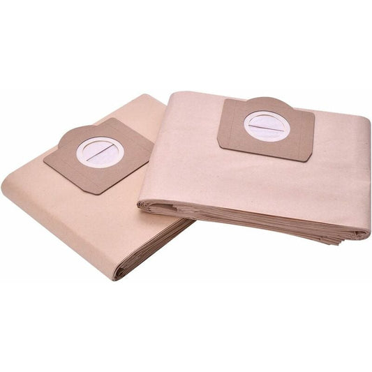 Karcher WD3 WD3P Wet and Dry Vacuum Cleaner Bags 10-Pack 6.959-130.0 A 2201/2204/2504 Replacement Paper V1188-TAL-SN-02482