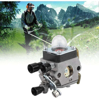 STIHL FS55 FS55R FS55RC FS38 Carburetor Kit with Air Filter Fuel Pump Spark Plug V1188-TAL-SN-05811