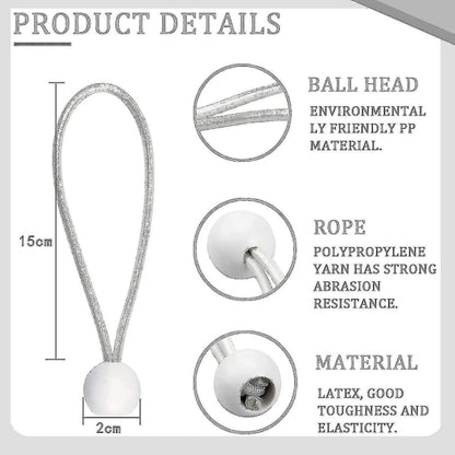 Rubber Straps with Buckle 50 Pack for Tents Marquees Banners Tarpaulins V1188-TAL-X00991