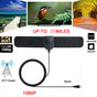 Digital Indoor HD Antenna 25 Mile Range 4K Compatible with TV One Size Black V1188-TAL-X03165