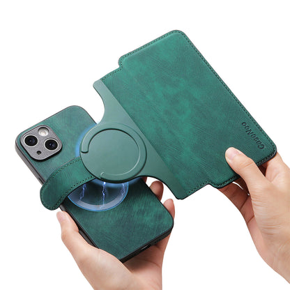 New Magnetic Two-in-one Separation Structure Mobile Phone Case - Card Holder RFID Anti-theft Brush - Suitable V1188-TAL-X05395-84