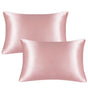 Satin Silk Pillowcase for Hair and Skin, Standard Size Pillowcase, 2-Pack, Super Soft Pillowcase with V1188-TAL-Y400175