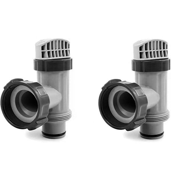 Intex 2-pack above ground valve with piston, gaskets and nuts V1188-TR101-09819-1