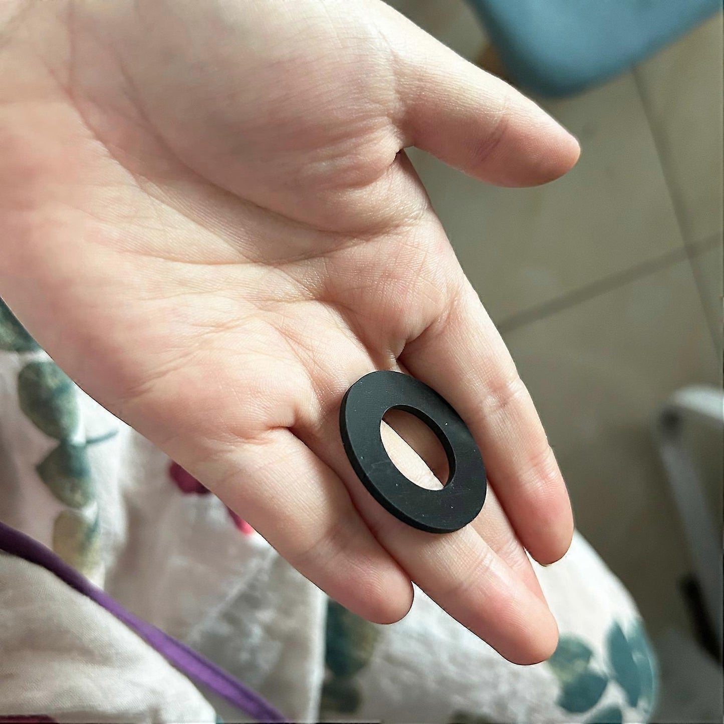 3 pcs Connection Seals Gaskets Washers for Coleman for Lay-Z-spa, A and B/C Connection Seals Gaskets (Black) V1188-TR101-11524-1