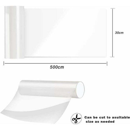 Cat Scratching Guard Protector Self-Adhesive Transparent Roll 30cm x 5m for Furniture Doors Walls V1188-TR101-15287-837
