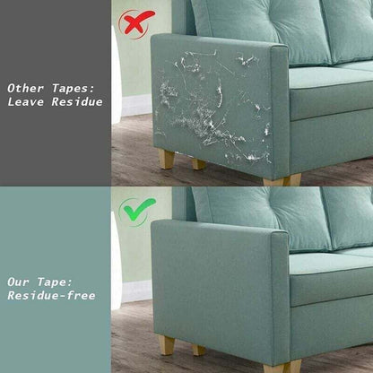 Cat Scratching Guard Protector Self-Adhesive Transparent Roll 30cm x 5m for Furniture Doors Walls V1188-TR101-15287-837