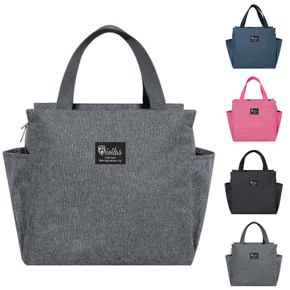 Lunch Bag for Adult Children Thick Portable Black V1188-TR101-15865-1