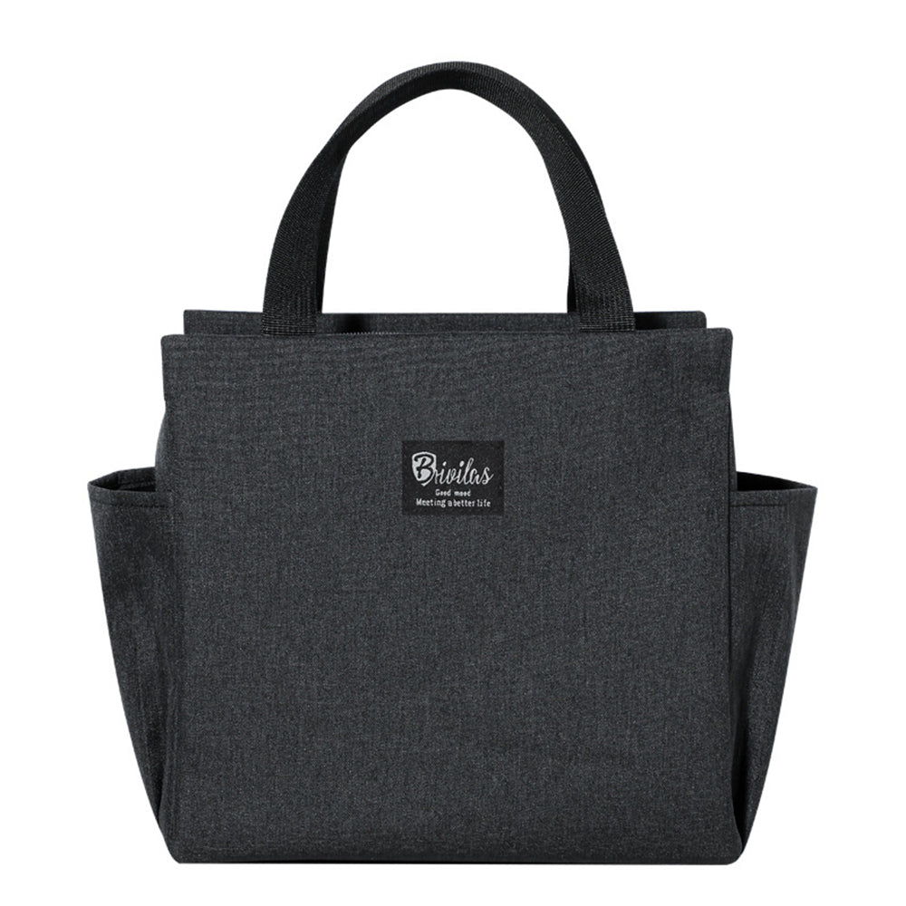 Lunch Bag for Adult Children Thick Portable Black V1188-TR101-15865-1