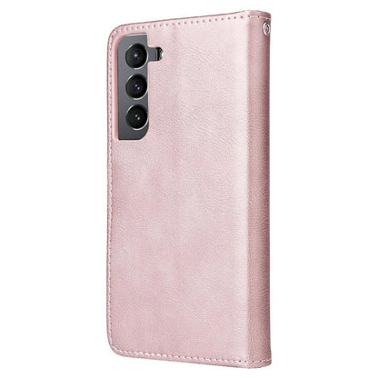 Compatible withSamsung S22 Magnetic 2-in-1 Phone Case Wallet Pink Pink Gold V1188-TR101-20966-1