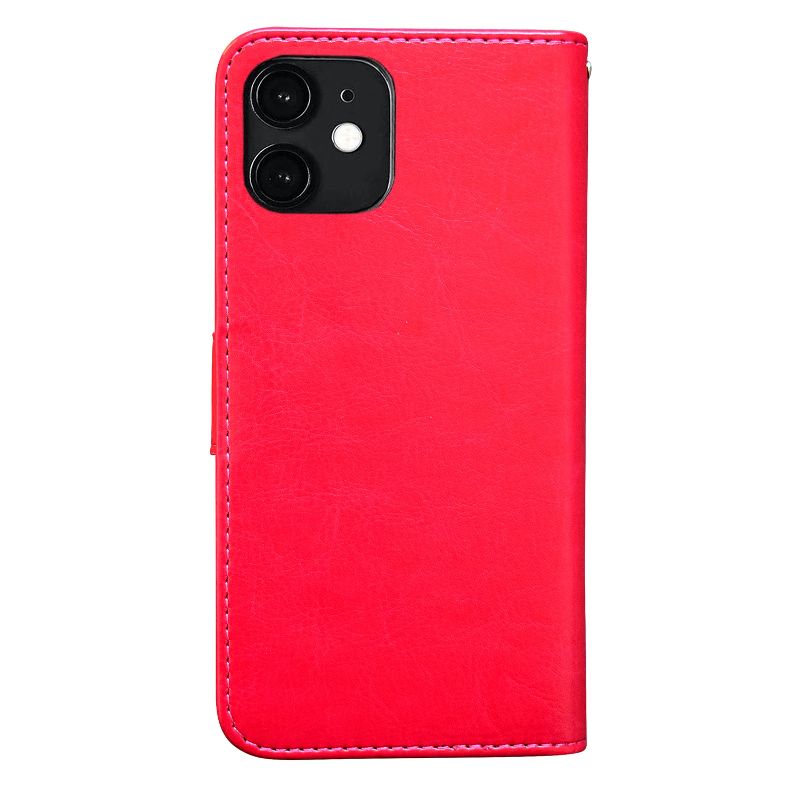 iPhone 12 Leather Case Protection Black Compatible with iPhone 12 V1188-TR101-22269-3