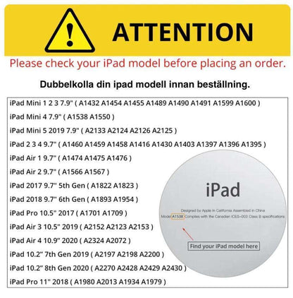 iPad Air 2 Case - Black, Compatible with iPad Air 1/2 and iPad 9.7 Gen5/Gen6 Black Black V1188-TR101-22736-1