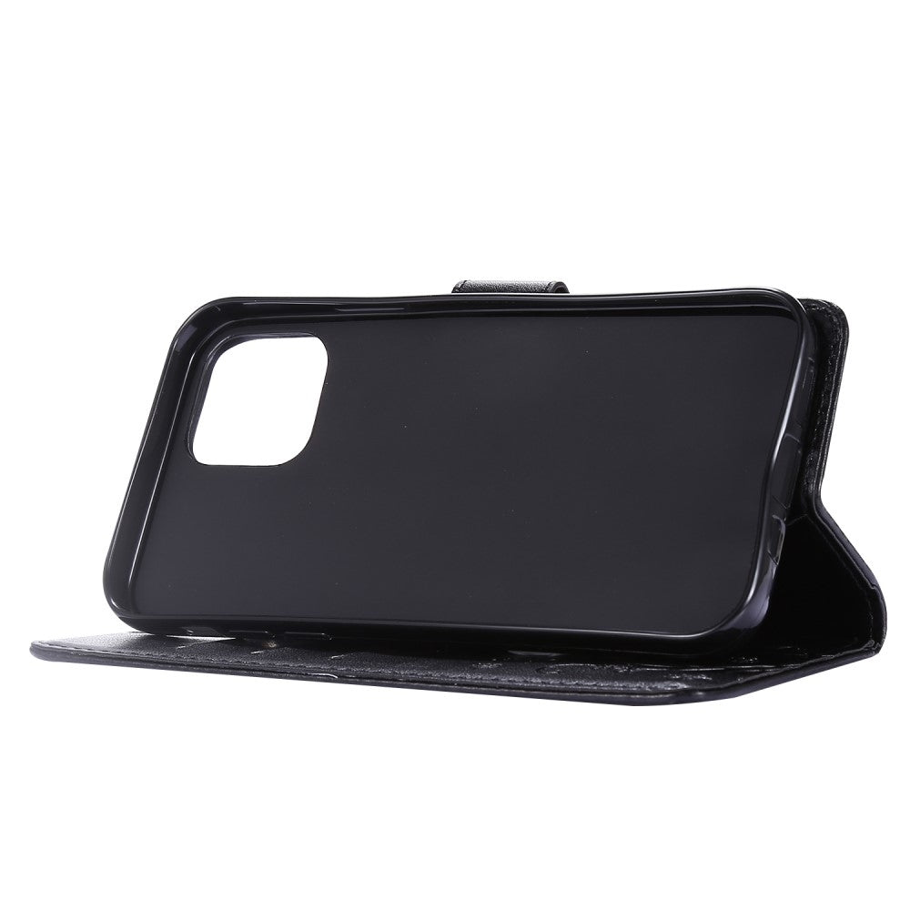 iPhone 12 / 12 Pro Floral Case Black, Compatible with iPhone V1188-TR101-22902-1