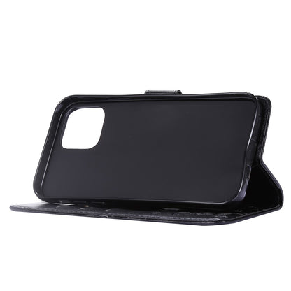 iPhone 12 / 12 Pro Floral Case Black, Compatible with iPhone V1188-TR101-22902-1