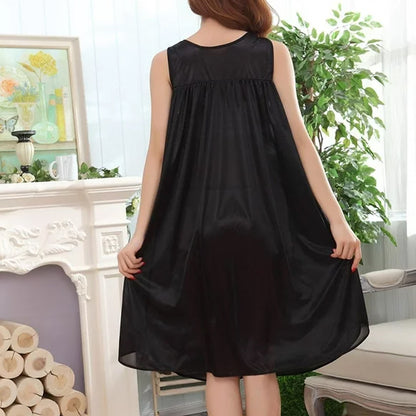 Women's Summer Lace Patchwork Pajamas Nightgown Sleepwear V1188-TR101-22941-1