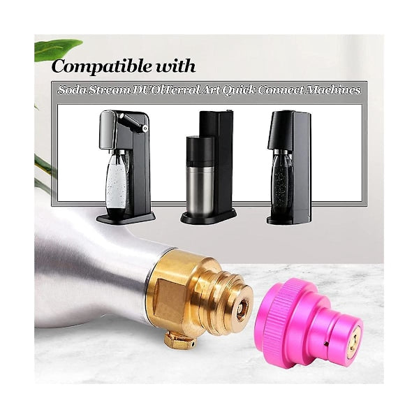 CO2 Quick Adapter for Duo-quick Connect Qc, Art and Terra, Replacement for CO2 Cylinder Tr21-4 Male V1188-TR101-28943-1