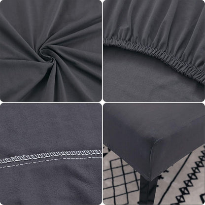 Stretch Washable Chair Covers Set of 4, Removable Decoration Protection Seat Covers for Hotel Use grey-tfrf V1188-TR101-30916-9