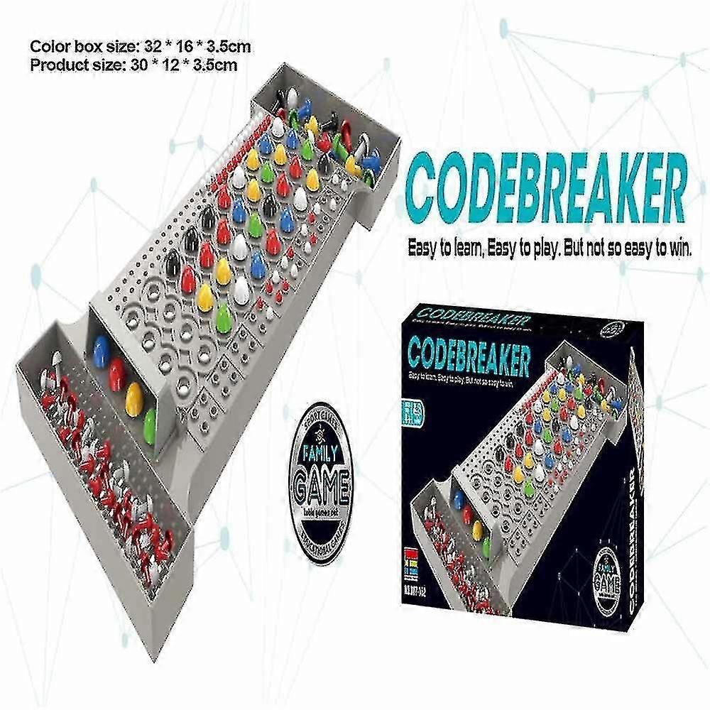 Mastermind Classic Codebreaker Strategy Family Game Brain Teaser V1188-TR101-31630-1