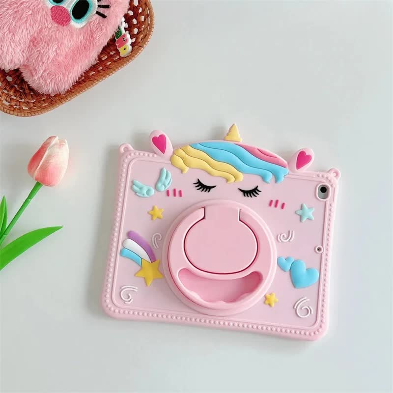 Compatible with Samsung Galaxy Tab S6 Tab A7 Lite A8 A9 Plus 11 inch Kids Unicorn Silicone Protective Case V1188-TR101-32403-16