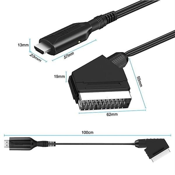 Scart to HDMI Converter All-in-One Adapter 1080P V1188-TR101-32702-1