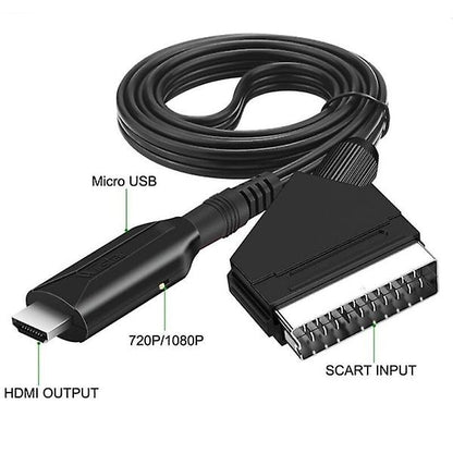 Scart to HDMI Converter All-in-One Adapter 1080P V1188-TR101-32702-1