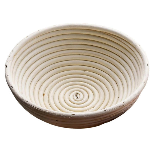 Round Handmade Rattan Bread Proofing Basket 23x8cm Compatible with Artisan Baking V1188-TR101-40513-1