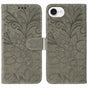 Compatible with Apple iPhone 16e Lace Flowers PU Leather Flip Wallet Case V1188-TR101-48504-1