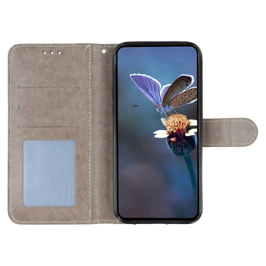 Compatible with Apple iPhone 16e Lace Flowers PU Leather Flip Wallet Case V1188-TR101-48504-1