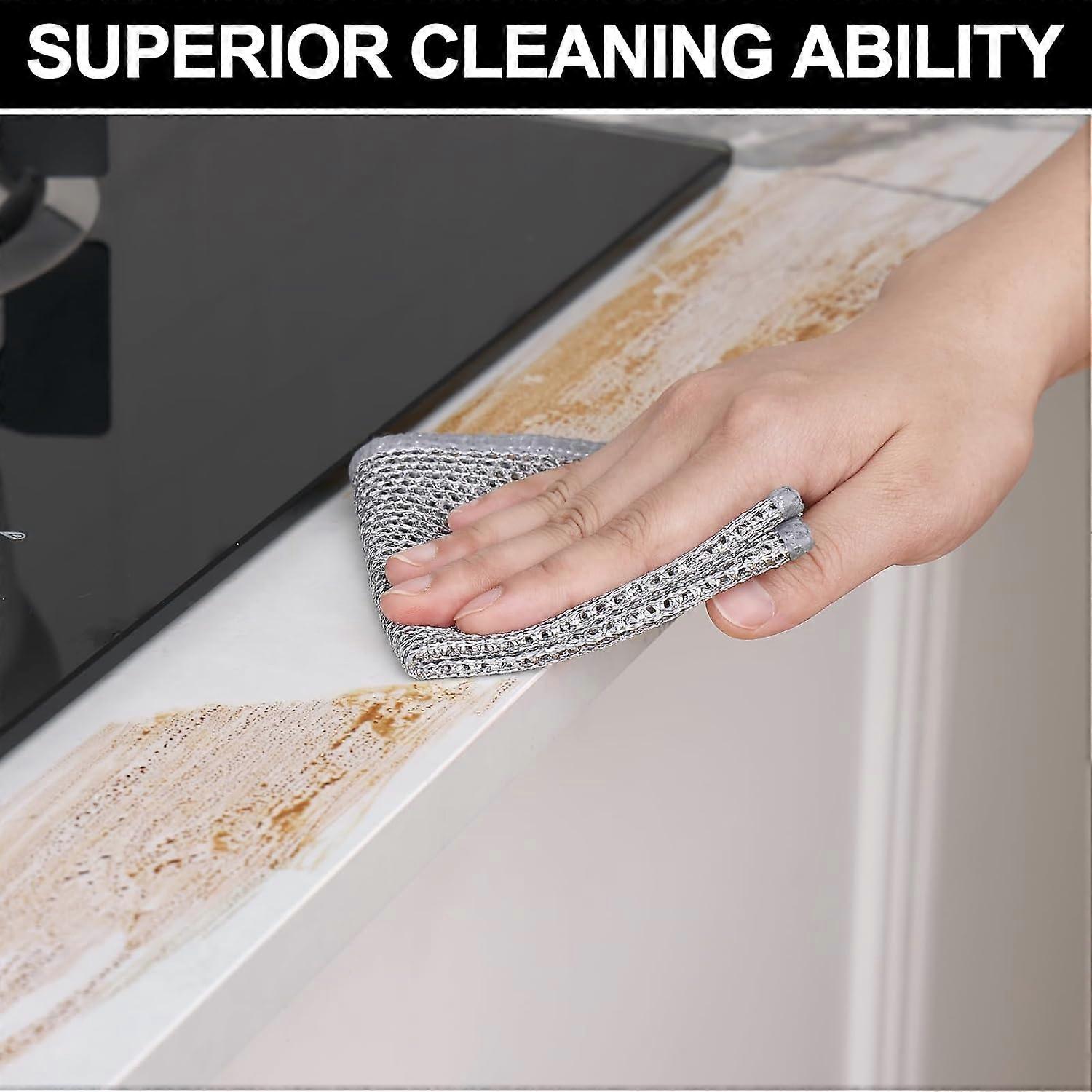 6-Pack Multifunctional Double Layer Steel Wire Dish Cloths V1188-TR101-48617-1