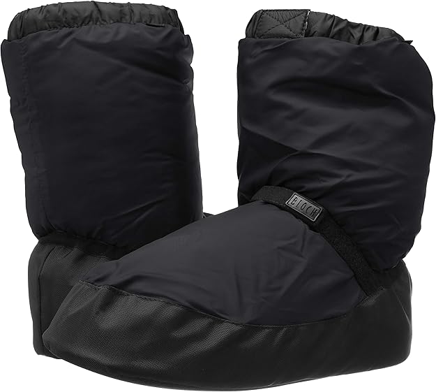 Compatible with Unisex Warm-Up Bootie Dance Shoes Black Sizes 34 35 V1188-TR101A-02304-2