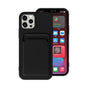 Compatible with Apple iPhone 13 Silicone Case with Card Holder Black V1188-TRY101-00101-1