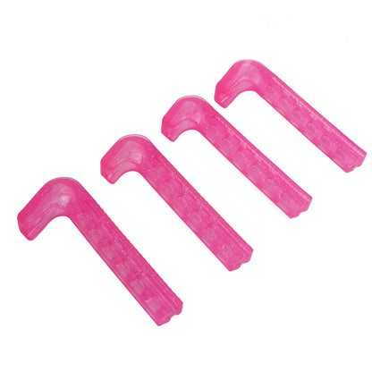 Skate Guards for Hockey Skate Blade Protectors Non-Slip Adjustable Soft Plastic 4 pcs for Home V1188-TRY101-04307-1